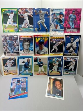 George Brett Royals lot of 17